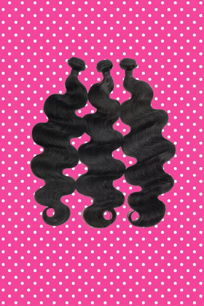 Wavy Human Hair Bundles (3 Pack)
