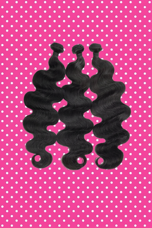 Wavy Human Hair Bundles (3 Pack)