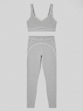Grey Bra and Legging Set