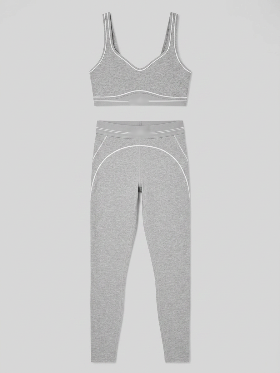 Grey Bra and Legging Set