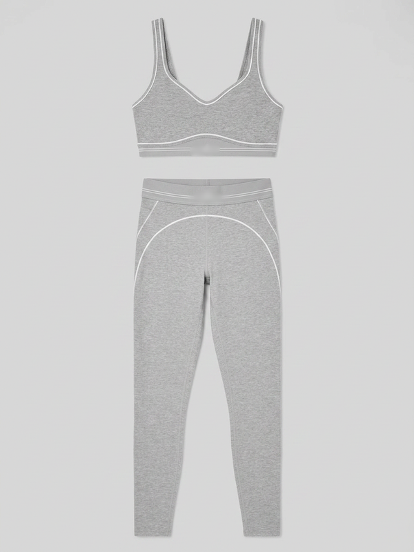 Grey Bra and Legging Set