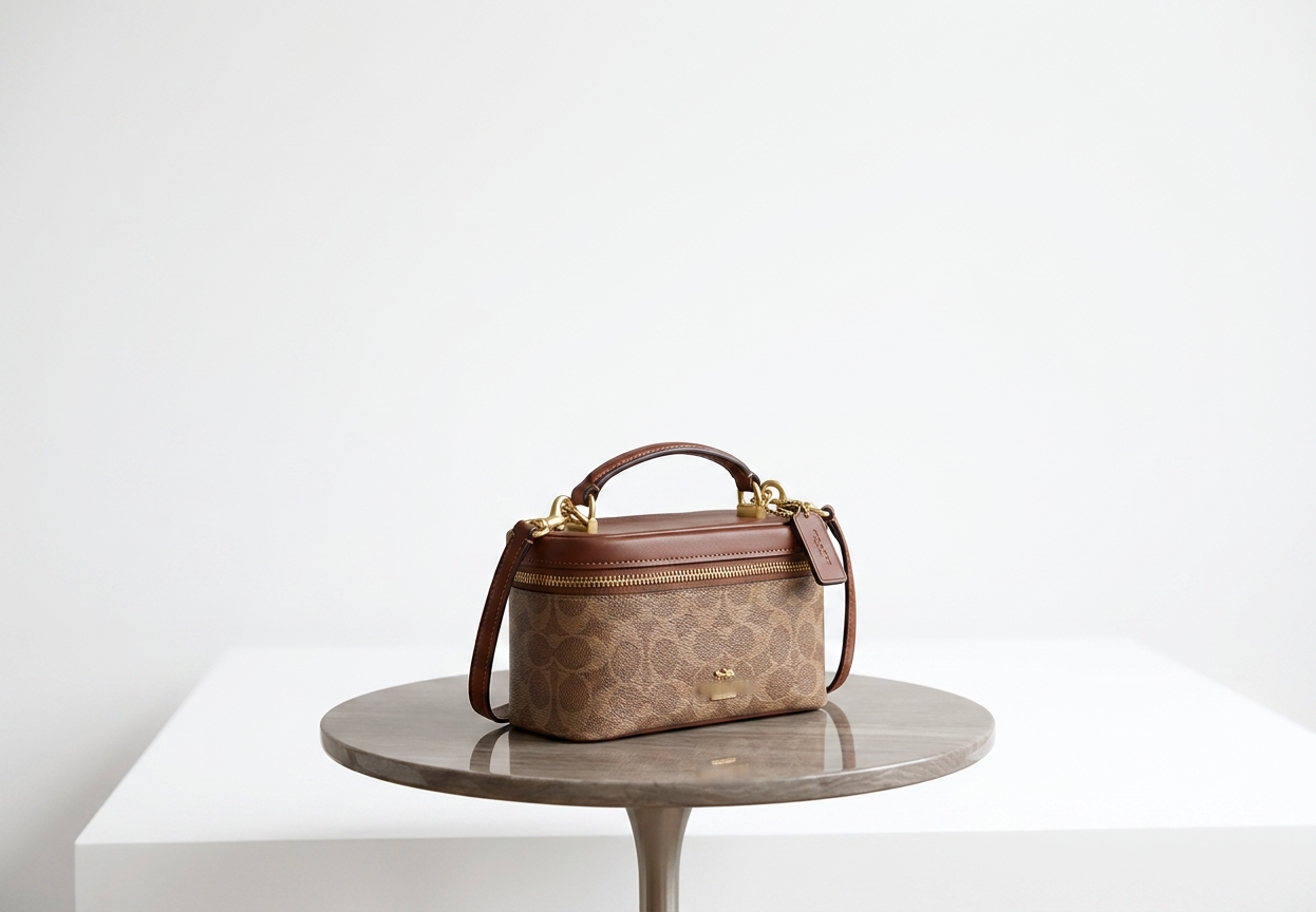 Brown Gold design Purse