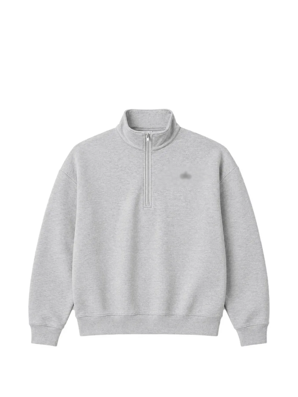 Loose Quarter Zip Sweatshirt